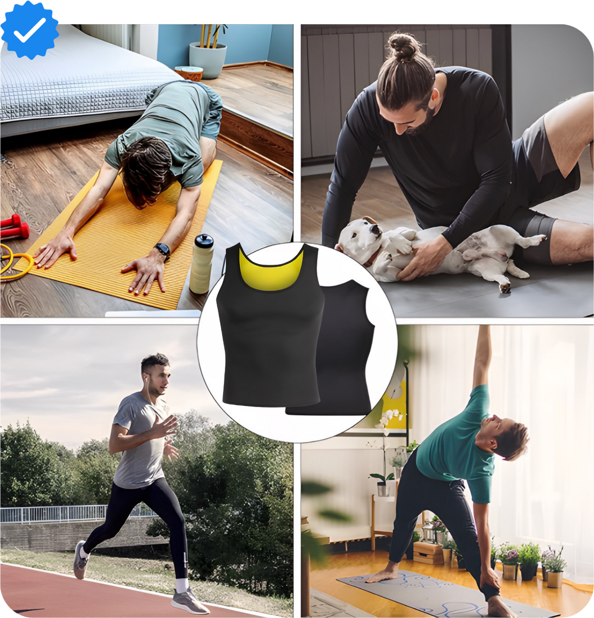 Chaleco Reductor de Neopreno para Hombre🔥