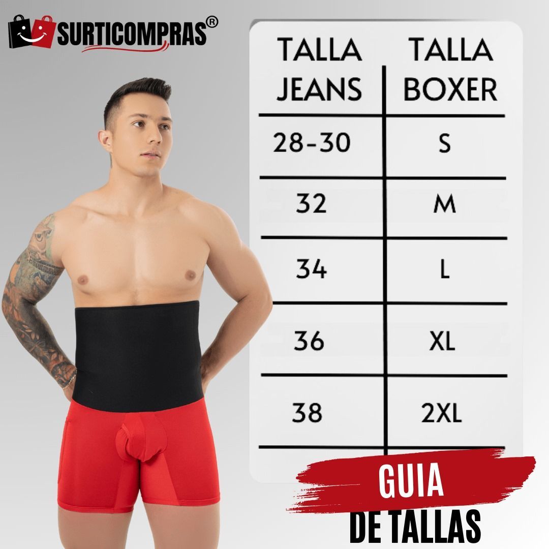 Bóxer Faja Neopreno® ¡Maximiza tu Rendimiento y Define tu Abdomen!